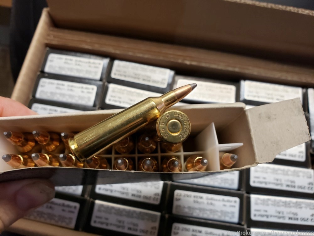 IN STOCK 500 SELLIER & BELLOT 22 250 55 SP SOFT POINT 55SP VARMINT 55GR .22-img-2