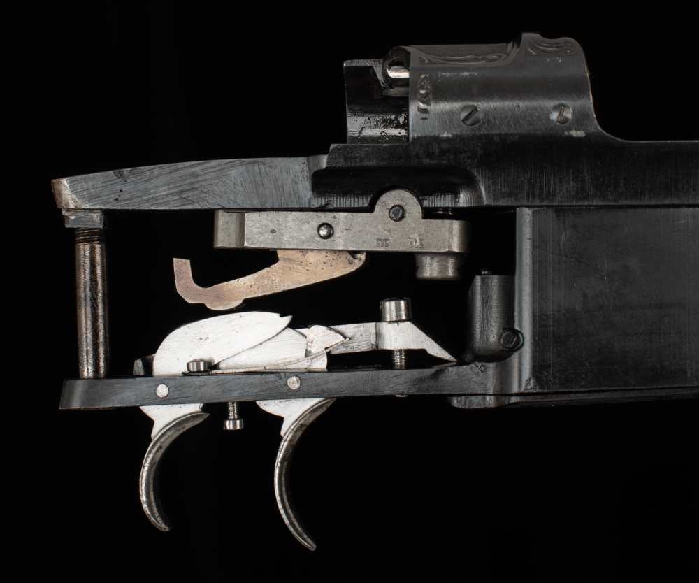 L. Borovnik Custom Mauser 98 Action – STAG ENGRAVED, DOUBLE SET TRIGGERS-img-6