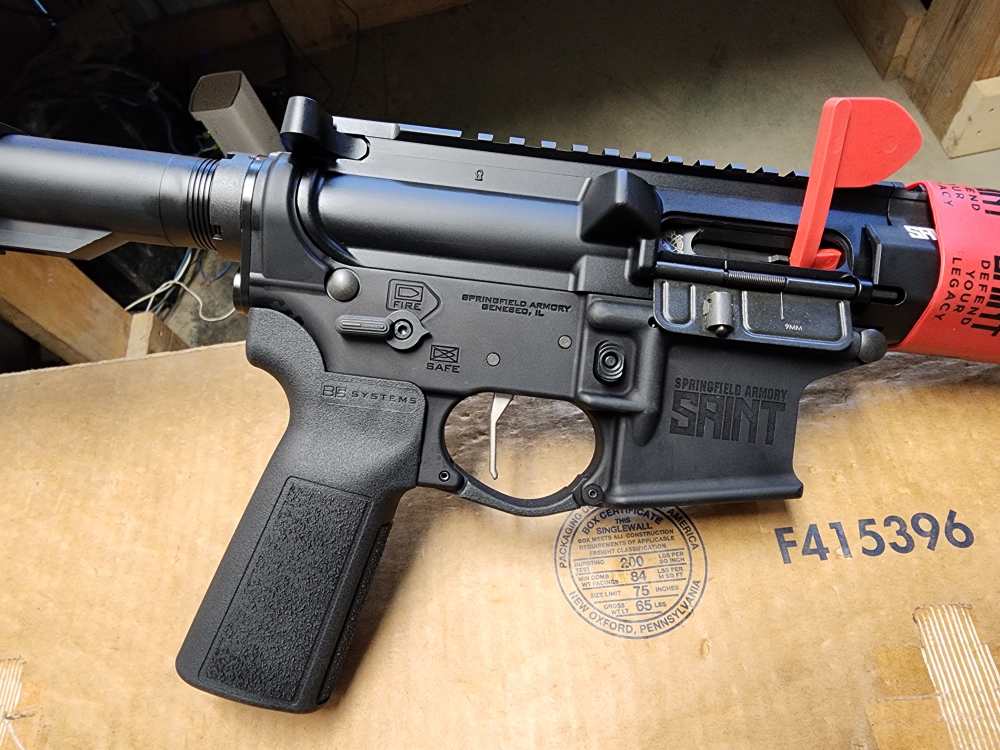 NEW! SPRINGFIELD ARMORY SAINT VICTOR 9MM AR PISTOL 5.5" THREADED SBA3 BRACE-img-6
