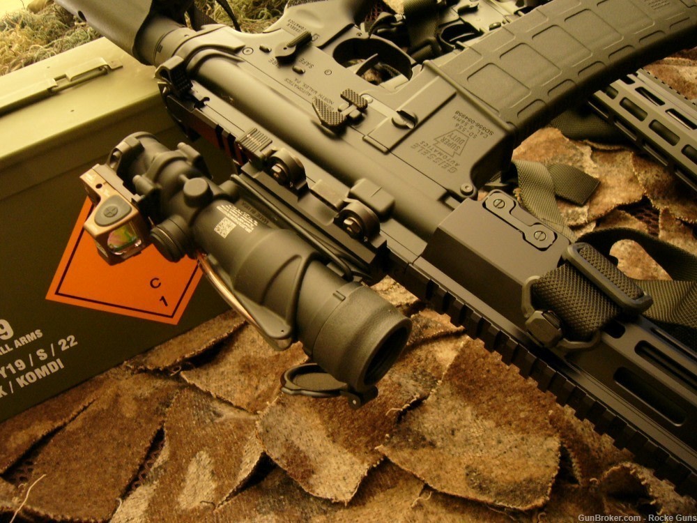 GEISSELE SUPER DUTY MOD1 URGI TRIJICON USMC 4X ACOG SOCOM RMR 5.56 NATO M4 -img-0
