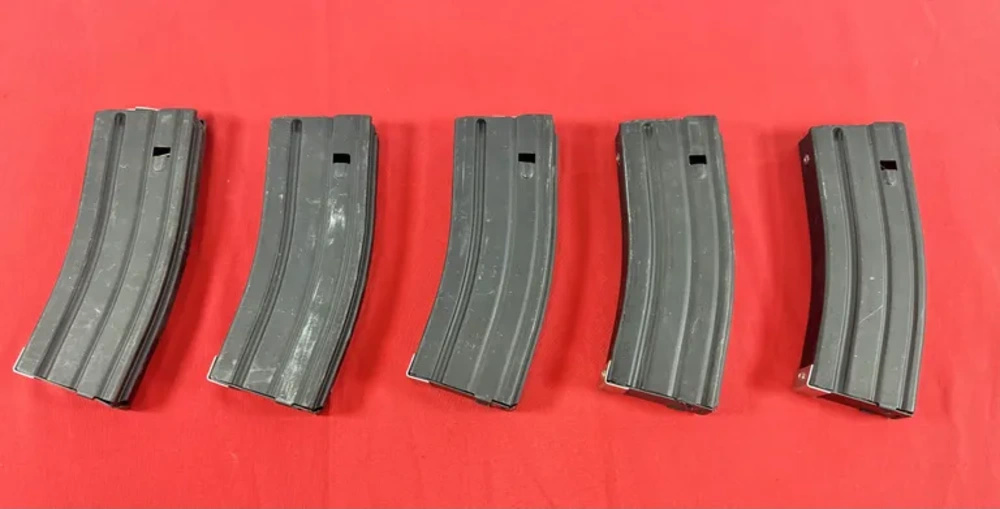 5 PACK OKAY INDUSTRIES SUREFEED ALUMINUM AR-15 MAGS - DISCONTINUED-img-2