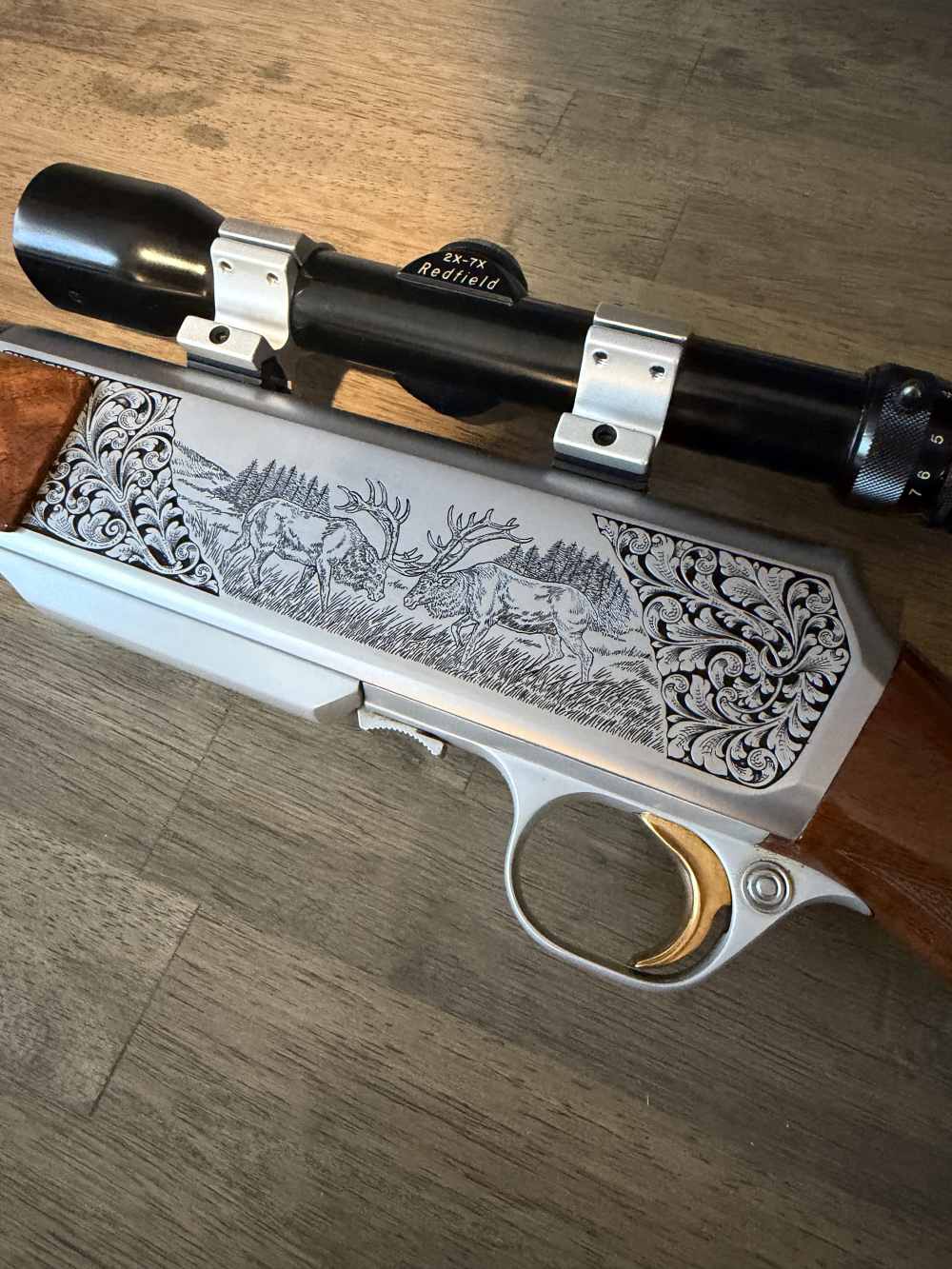 Browning BAR Grade IV .270 Win Belgium 1979 Engraved Elk/Goat 100% + Redfie-img-6