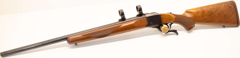 1990 Ruger No. 1 Single-Shot Rifle .22-250 / 23" Red Pad -img-0
