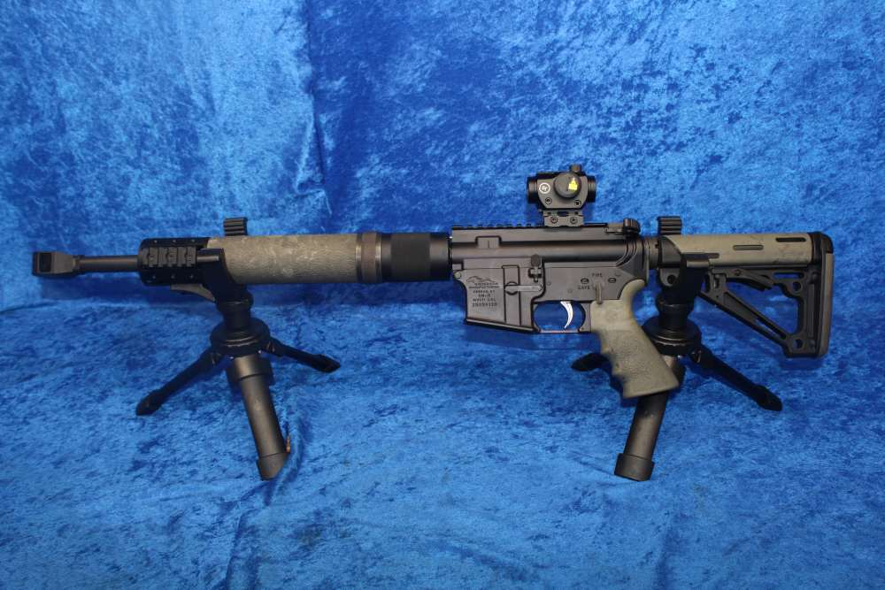 Anderson AM-15 5.56 NATO Semi-Automatic Rifle 16" Barrel w/ Red Dot, Brake-img-0
