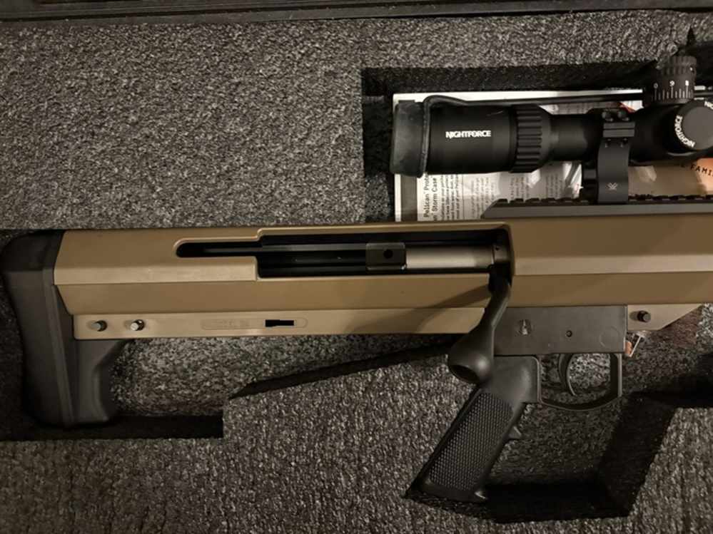 BARRETT M99 (ITEM 14032) . 50 BMG w/NIGHTFORCE SHV 5-20X56 50BMG-img-1