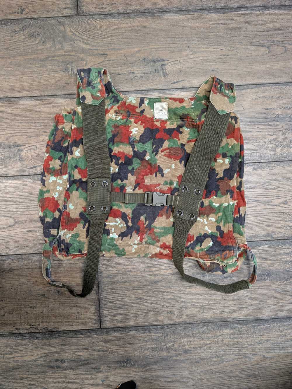Swiss M70 Surplus Rucksack / Backpack Alpenflage Cammo-img-1
