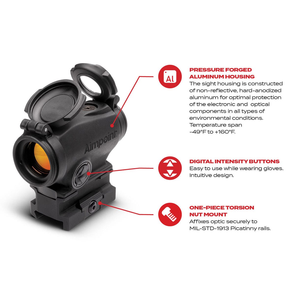 AIMPOINT Duty RDS 2 MOA Red Dot Sight (200759)-img-6