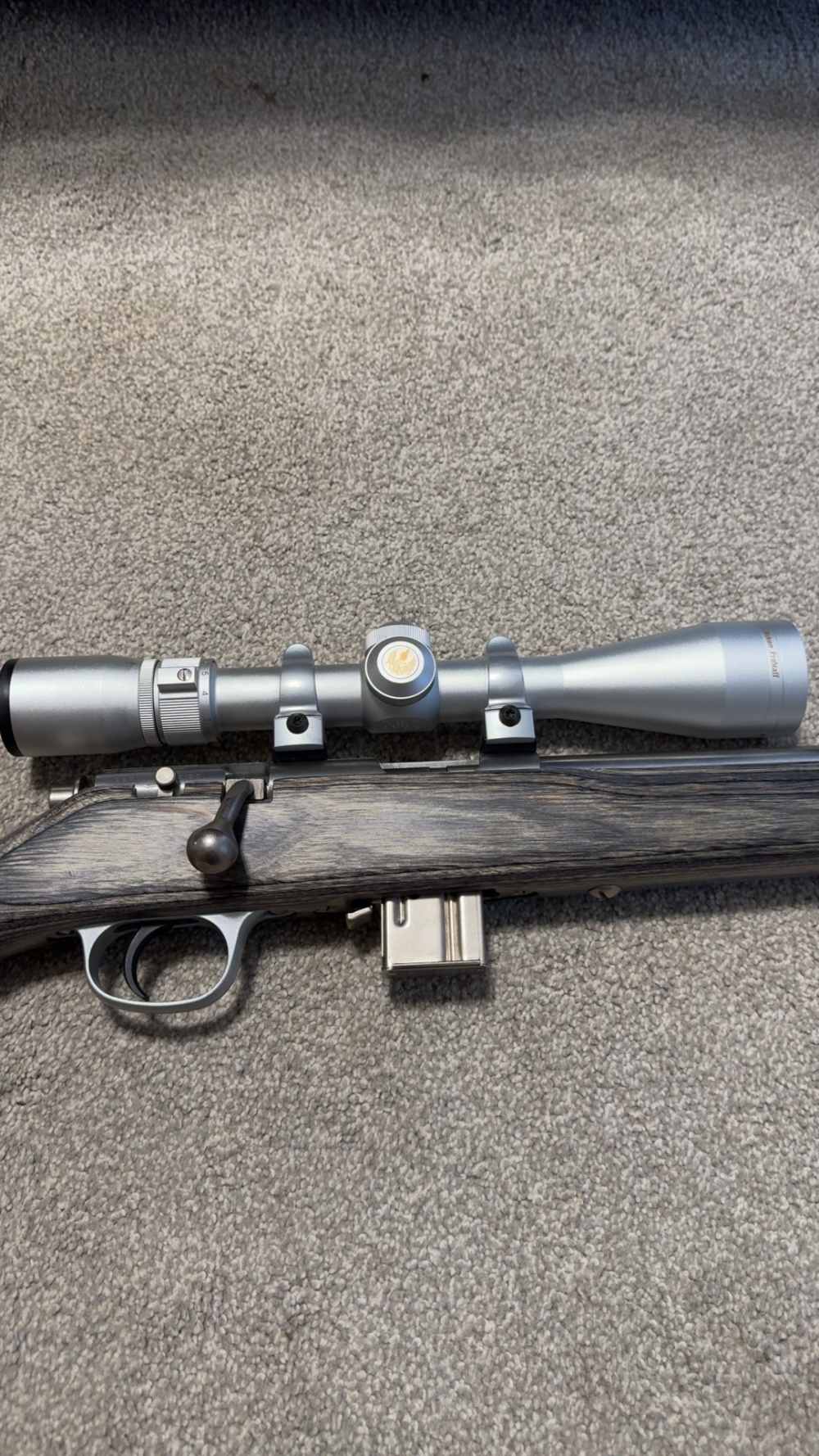 *Marlin 917 stainless 17 HMR w/Nikon scope*-img-10