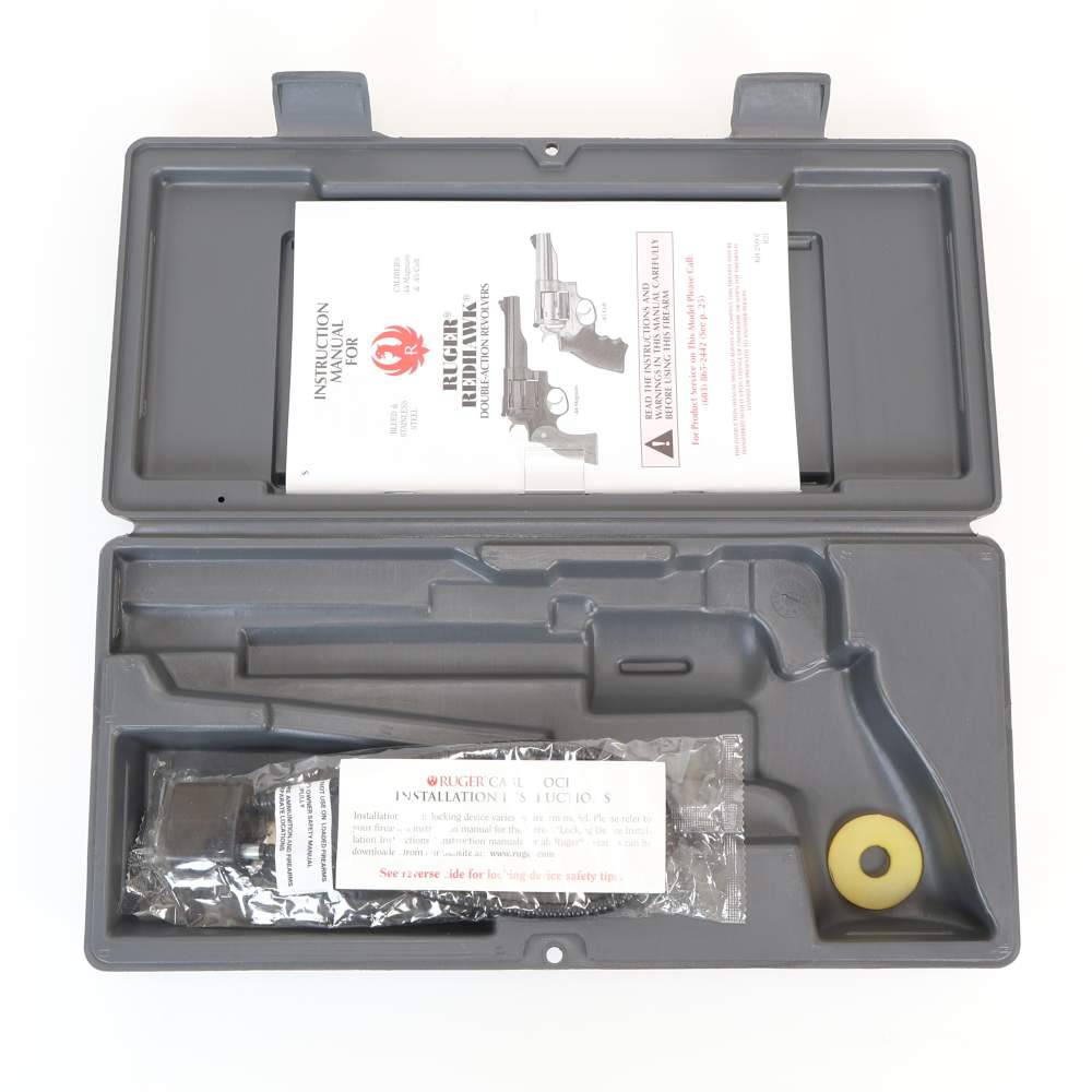 Ruger Redhawk, 44 Magnum 7.5” Barrel STS/Wood VERY CLEAN W/ Box Circa 1984!-img-36