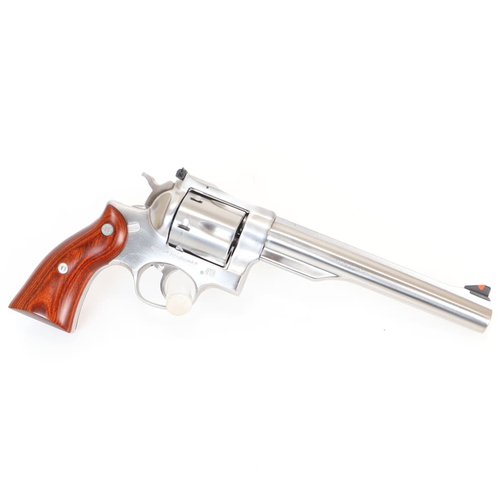 Ruger Redhawk, 44 Magnum 7.5” Barrel STS/Wood VERY CLEAN W/ Box Circa 1984!-img-5