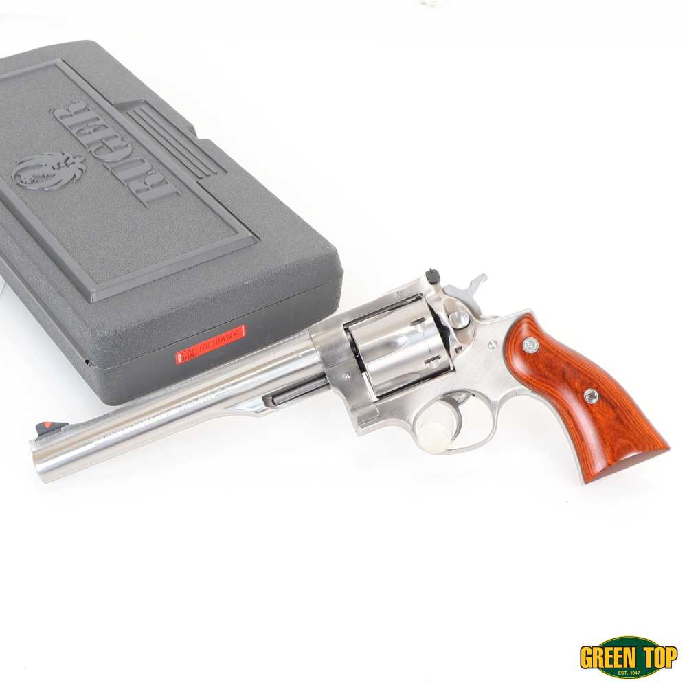 Ruger Redhawk, 44 Magnum 7.5” Barrel STS/Wood VERY CLEAN W/ Box Circa 1984!-img-0