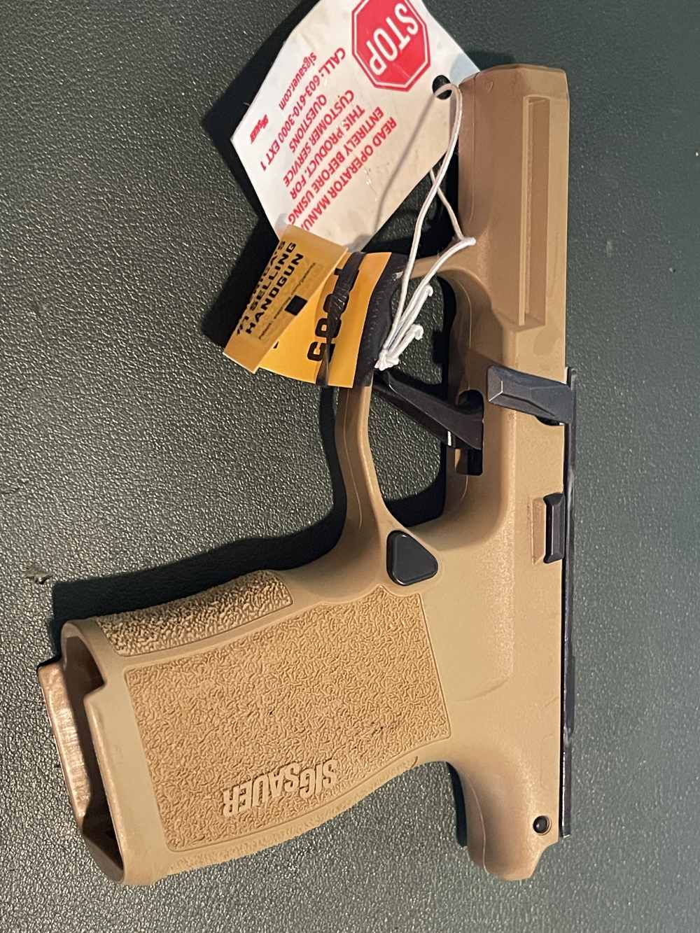 Sig Sauer P365 FCU & X-Series P365XL FDE Grip Module - Factory Installed -img-0