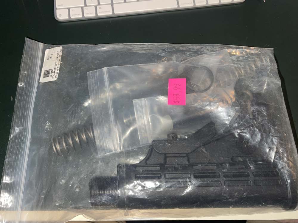 Bushmaster M4 Stock, Tube, Spring, Buffer- AR15 M4 - Brand New-img-0