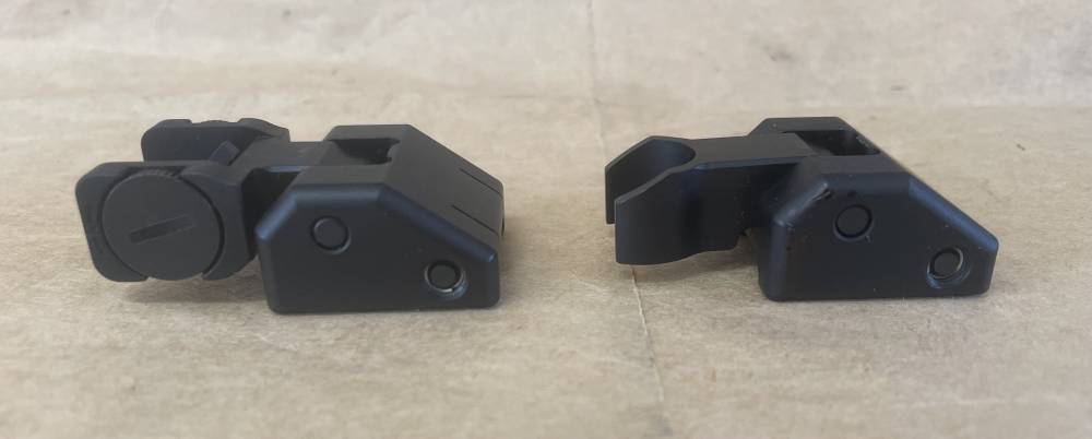 Sig MCX Gen 1 Folding Iron Sights, LVAW / Black Mamba -img-5