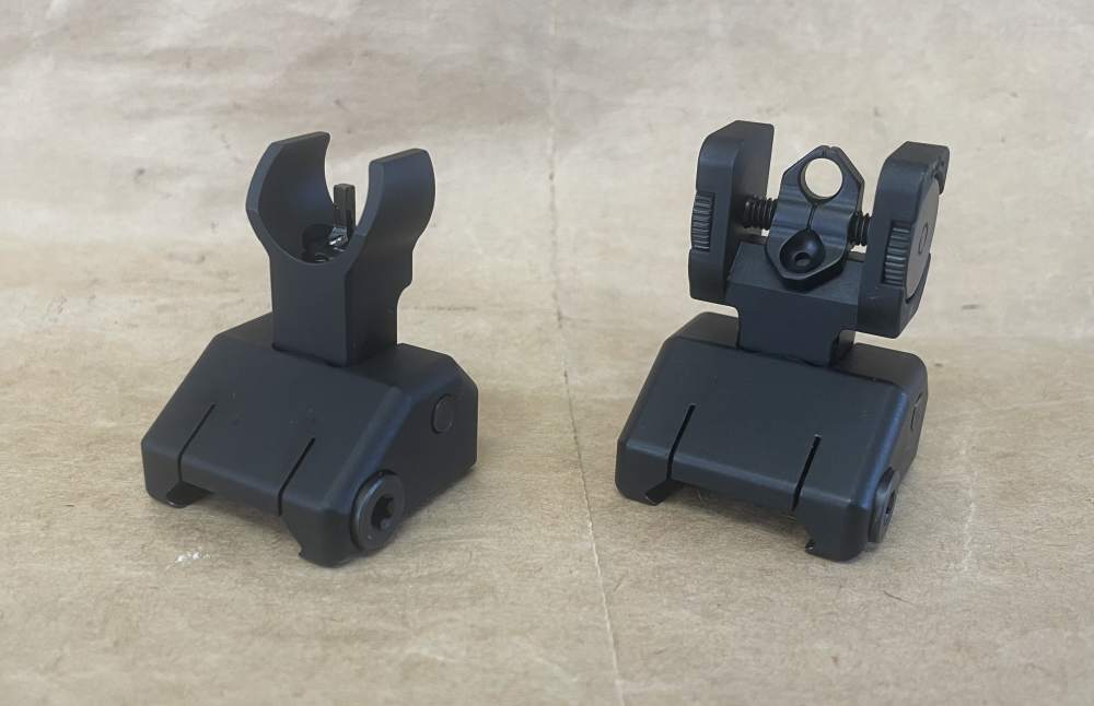 Sig MCX Gen 1 Folding Iron Sights, LVAW / Black Mamba -img-1