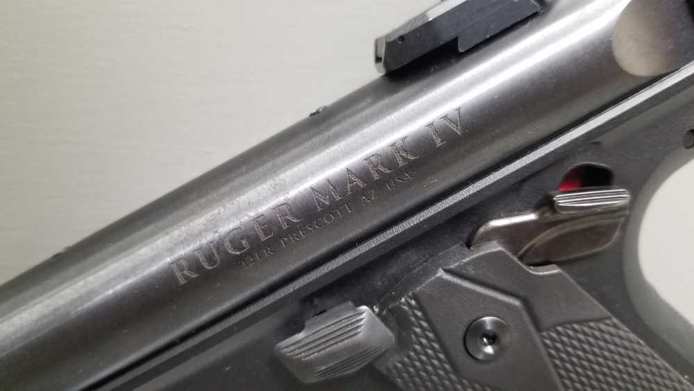 Ruger Mark IV .22lr 5.5" 10 Round *Bulged Barrel* .01 Penny NR-img-6