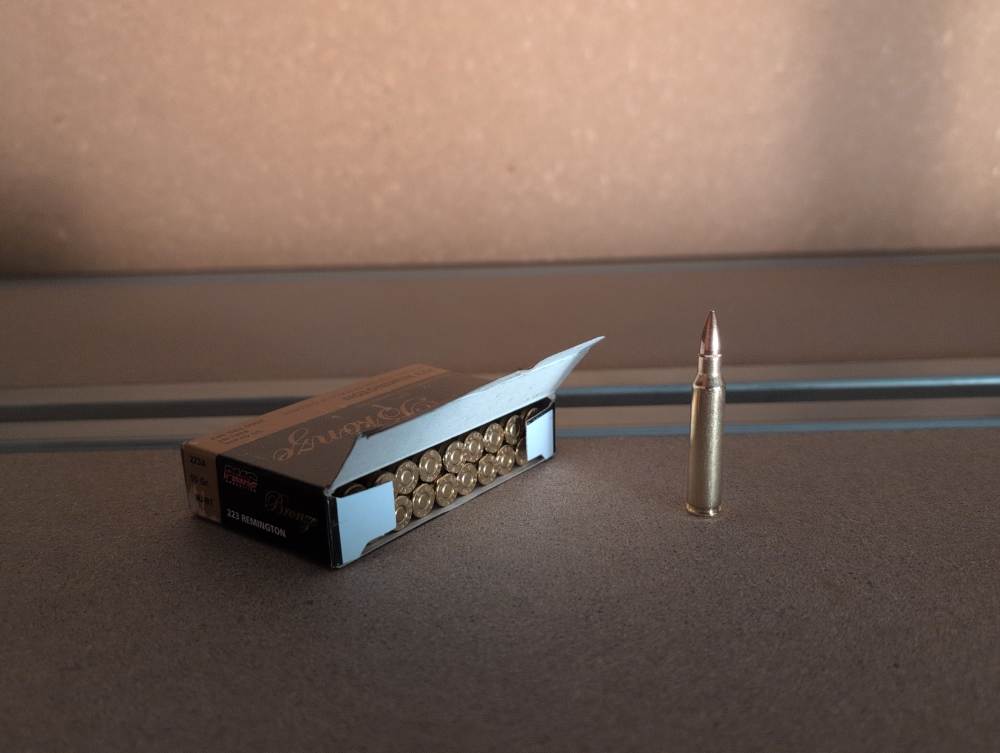 223 Rem PMC Bronze 55gr FMJ-BT (50x 20rd Boxes / 1,000-rd Case) - 1,000 Rds-img-1