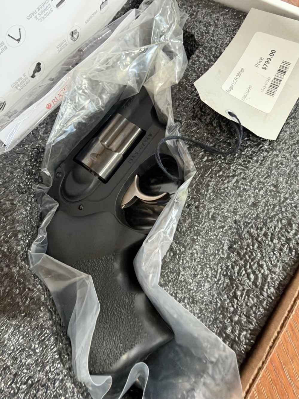 CA Legal Ruger 5401 LCR Small Frame 38 Special +P 5rd 1.87" Matte -img-1