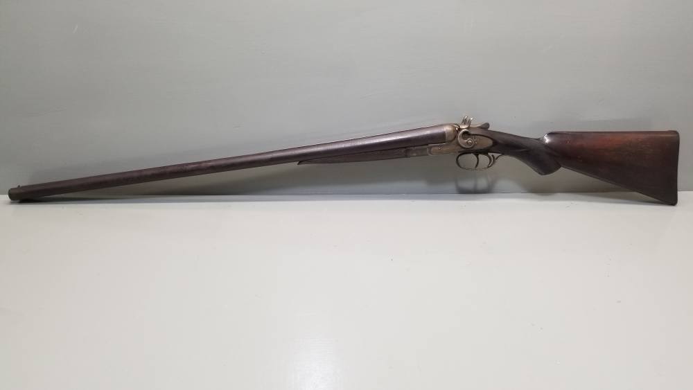 Zenith Arms Co 10ga SxS Shotgun 30" Damascus .01 Penny NR Wall Hanger-img-0