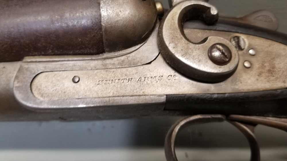 Zenith Arms Co 10ga SxS Shotgun 30" Damascus .01 Penny NR Wall Hanger-img-10