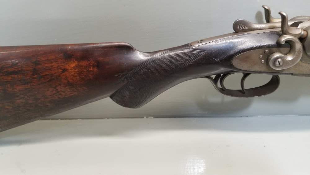 Zenith Arms Co 10ga SxS Shotgun 30" Damascus .01 Penny NR Wall Hanger-img-21