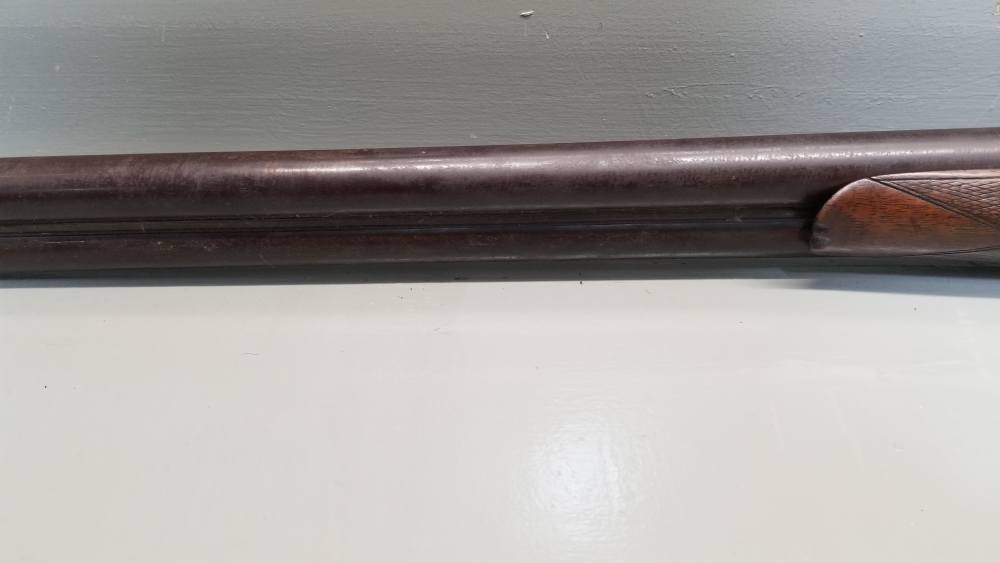 Zenith Arms Co 10ga SxS Shotgun 30" Damascus .01 Penny NR Wall Hanger-img-17