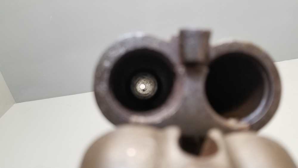 Zenith Arms Co 10ga SxS Shotgun 30" Damascus .01 Penny NR Wall Hanger-img-29