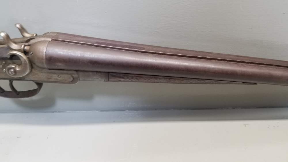 Zenith Arms Co 10ga SxS Shotgun 30" Damascus .01 Penny NR Wall Hanger-img-23