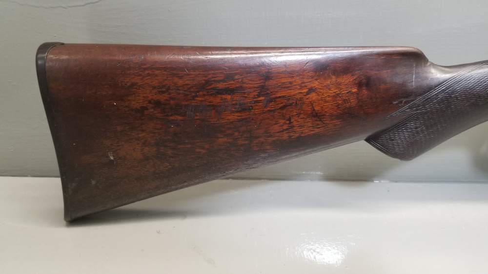 Zenith Arms Co 10ga SxS Shotgun 30" Damascus .01 Penny NR Wall Hanger-img-20