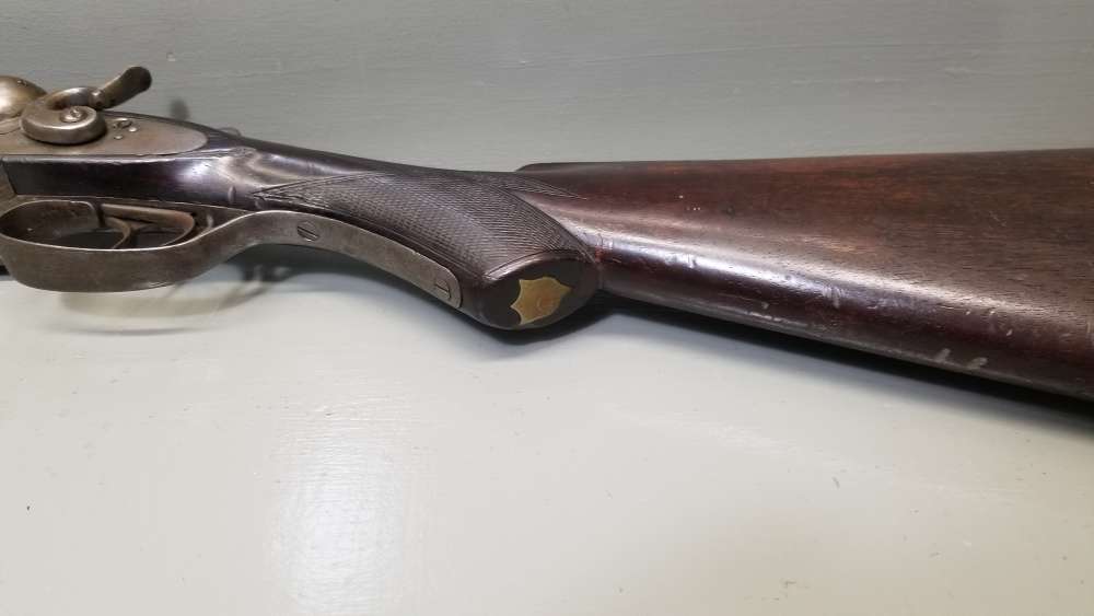 Zenith Arms Co 10ga SxS Shotgun 30" Damascus .01 Penny NR Wall Hanger-img-12