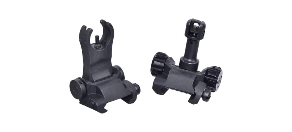 LMT Defense Front & Rear Backup Flip Sights Fits 5.56/.308 L8BUIST-img-0