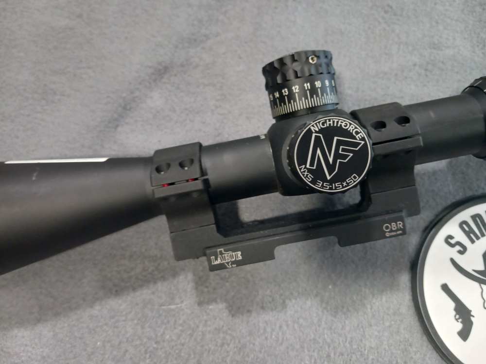 NIGHTFORCE NXS 3.5-15x50 SCOPE LAURE SCOPE MOUNT-img-3