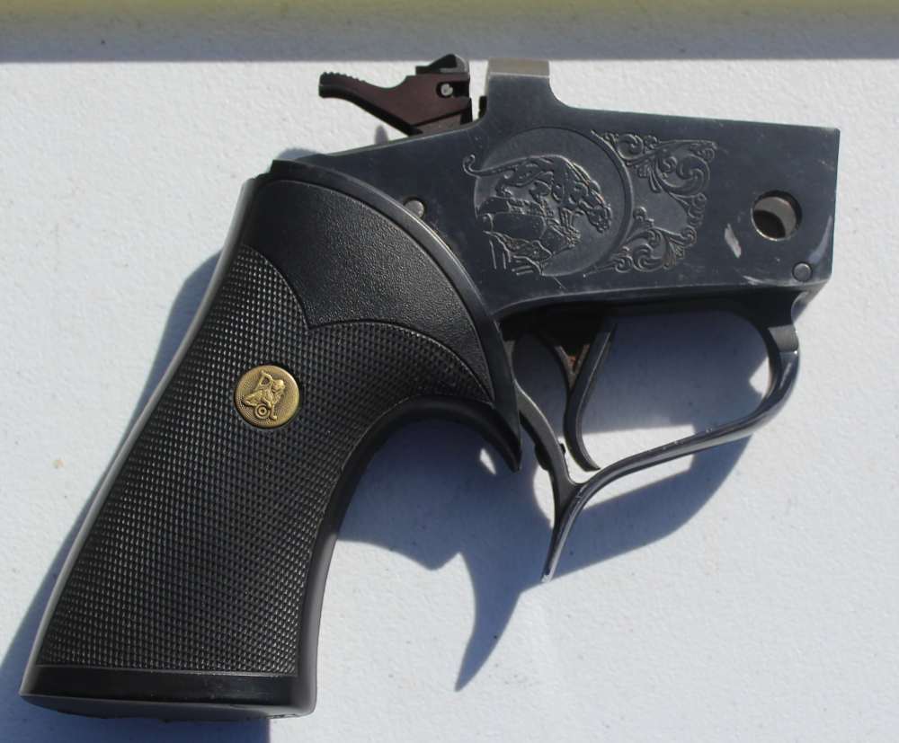  THOMPSON CENTER T/C CONTENDER FRAME - PANTHER ENGRAVED - 1976, C&R OK!-img-1