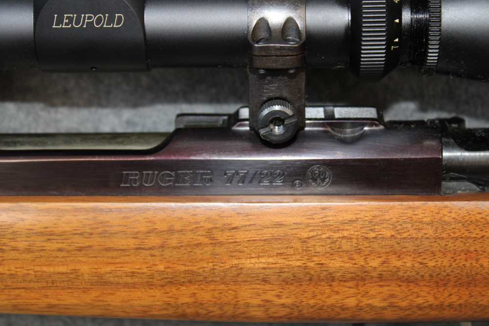 Ruger 77/22 .22 Hornet with Leupold 2-7 scope clean 1¢ start no reserve-img-11