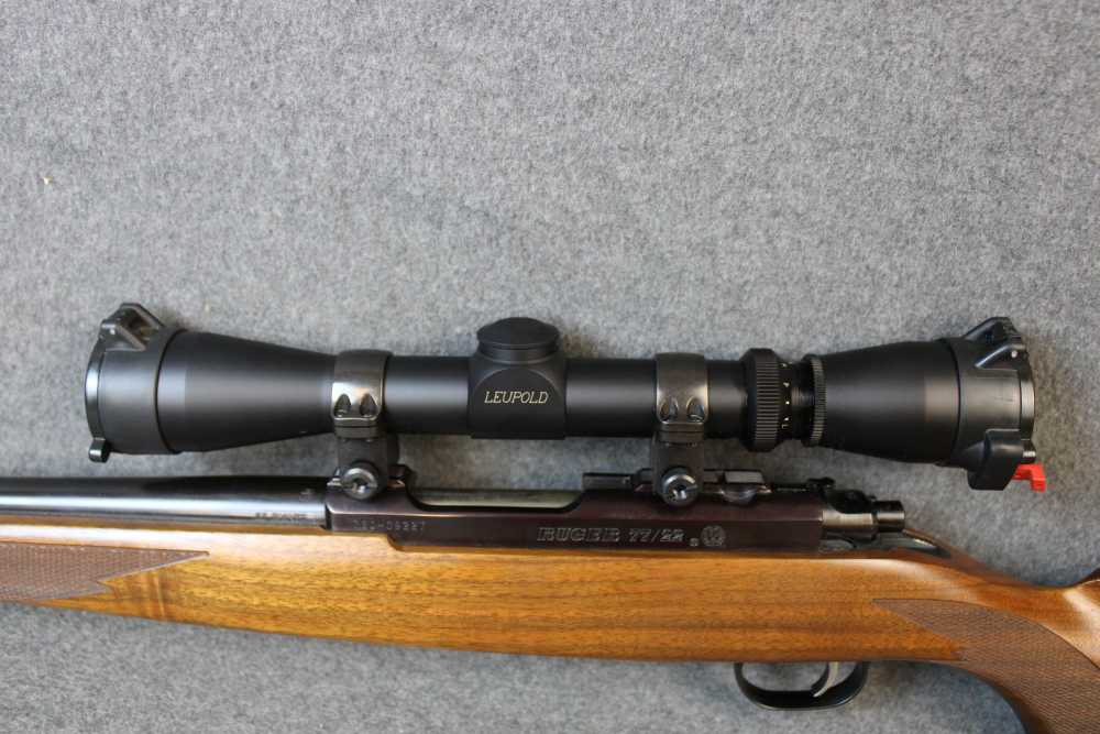 Ruger 77/22 .22 Hornet with Leupold 2-7 scope clean 1¢ start no reserve-img-10