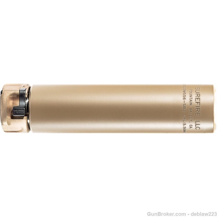 Surefire SOCOM556-SB2-DE Suppressor LayAway Option Silencer SOCOM556 FDE-img-2