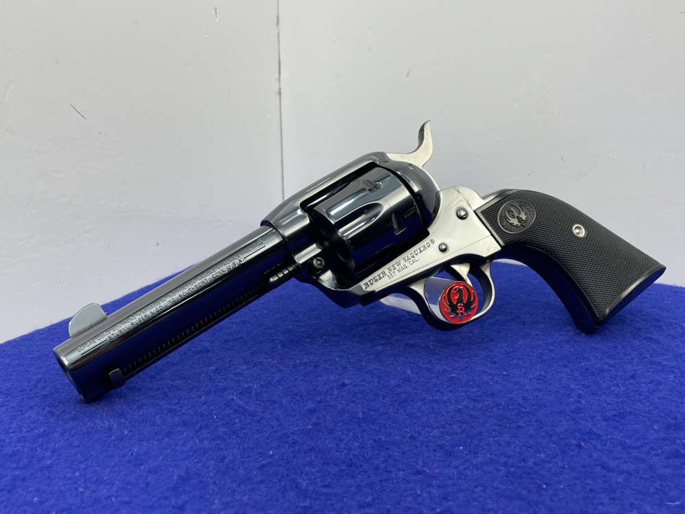 2007 Ruger New Vaquero .357 Mag 4.62" Blue *INCREDIBLE WESTERN REVOLVER*-img-8