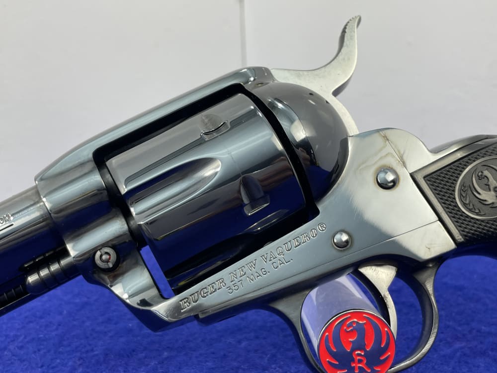 2007 Ruger New Vaquero .357 Mag 4.62" Blue *INCREDIBLE WESTERN REVOLVER*-img-13