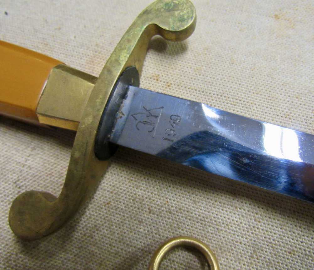 Original 1949 Soviet Russian Army Dress Dagger Cold War-img-2
