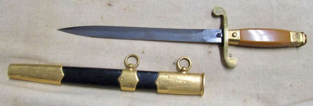 Original 1949 Soviet Russian Army Dress Dagger Cold War-img-7