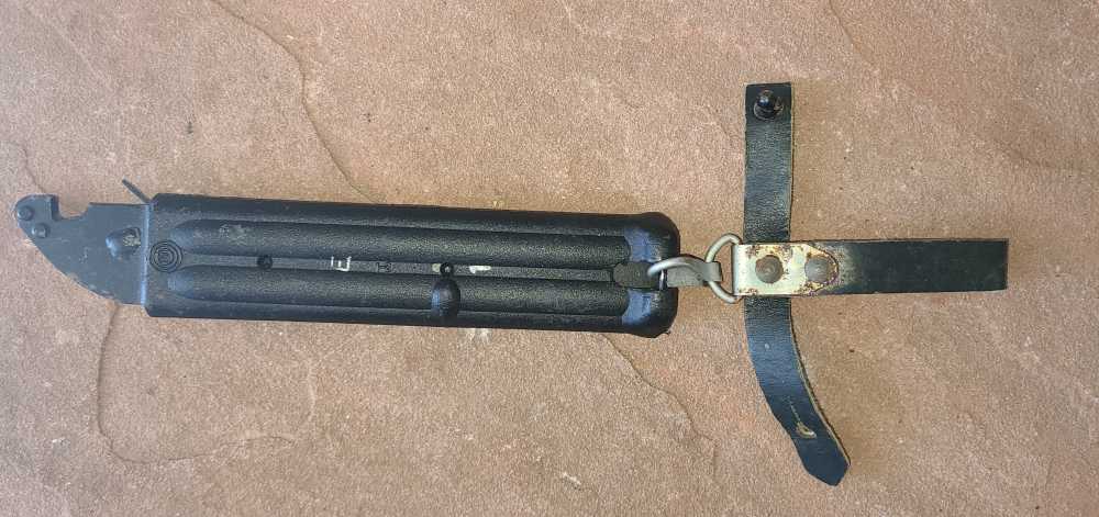 Bulgarian Arsenal Circle 10 AKM Bayonet – Matching Serial 8756 – Scabbard-img-7