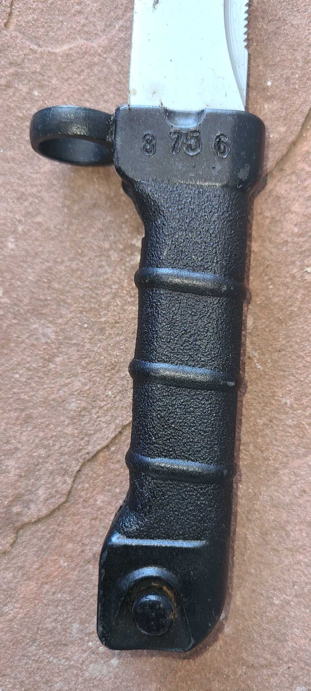 Bulgarian Arsenal Circle 10 AKM Bayonet – Matching Serial 8756 – Scabbard-img-9