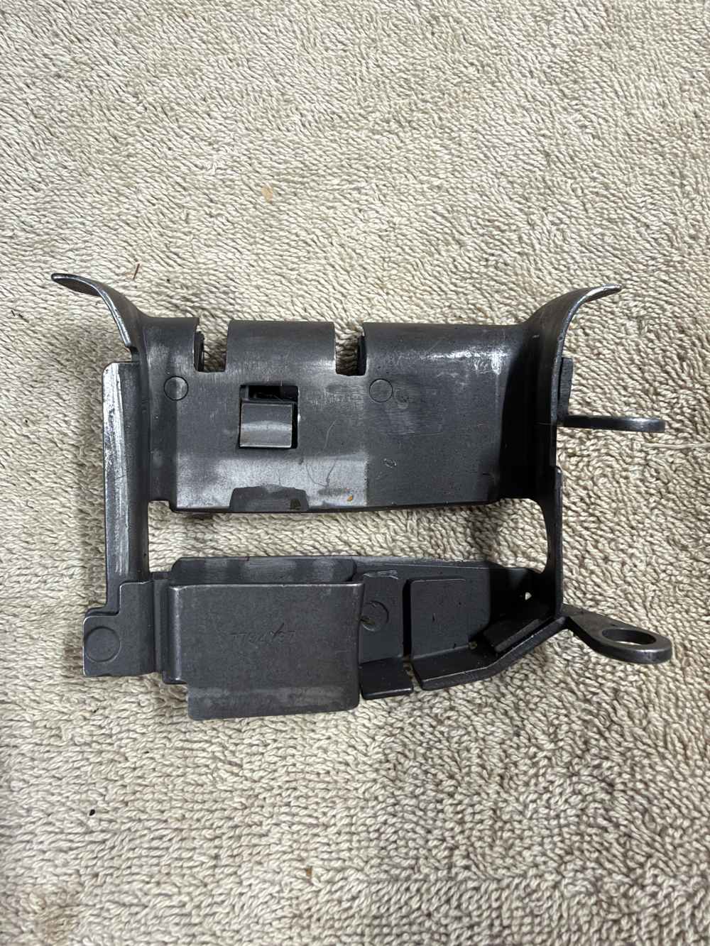 USGI M60 Machine Gun Cartridge Feed Tray 7792097 Complete With Spring Guide-img-1
