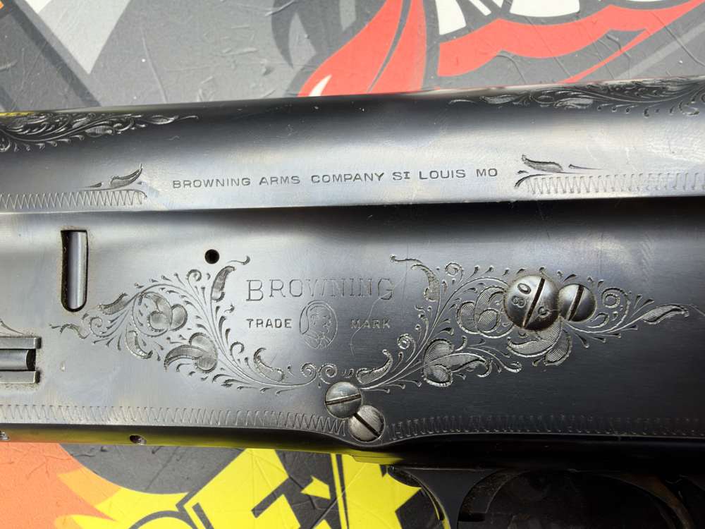 Browning Auto-5 A5 12GA Pre-War Belgium 30" Full Solid Rib Matching #-img-10