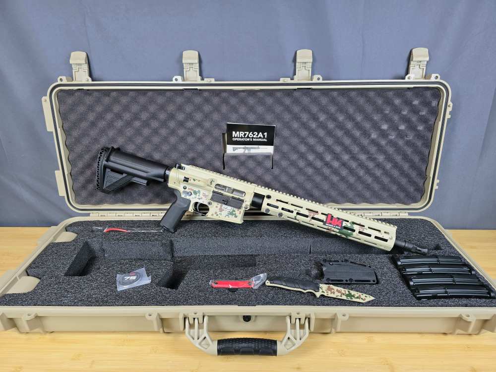 HK MR762A1 75th Anniversary Limited Edition Flecktarn 4 Mags-img-0