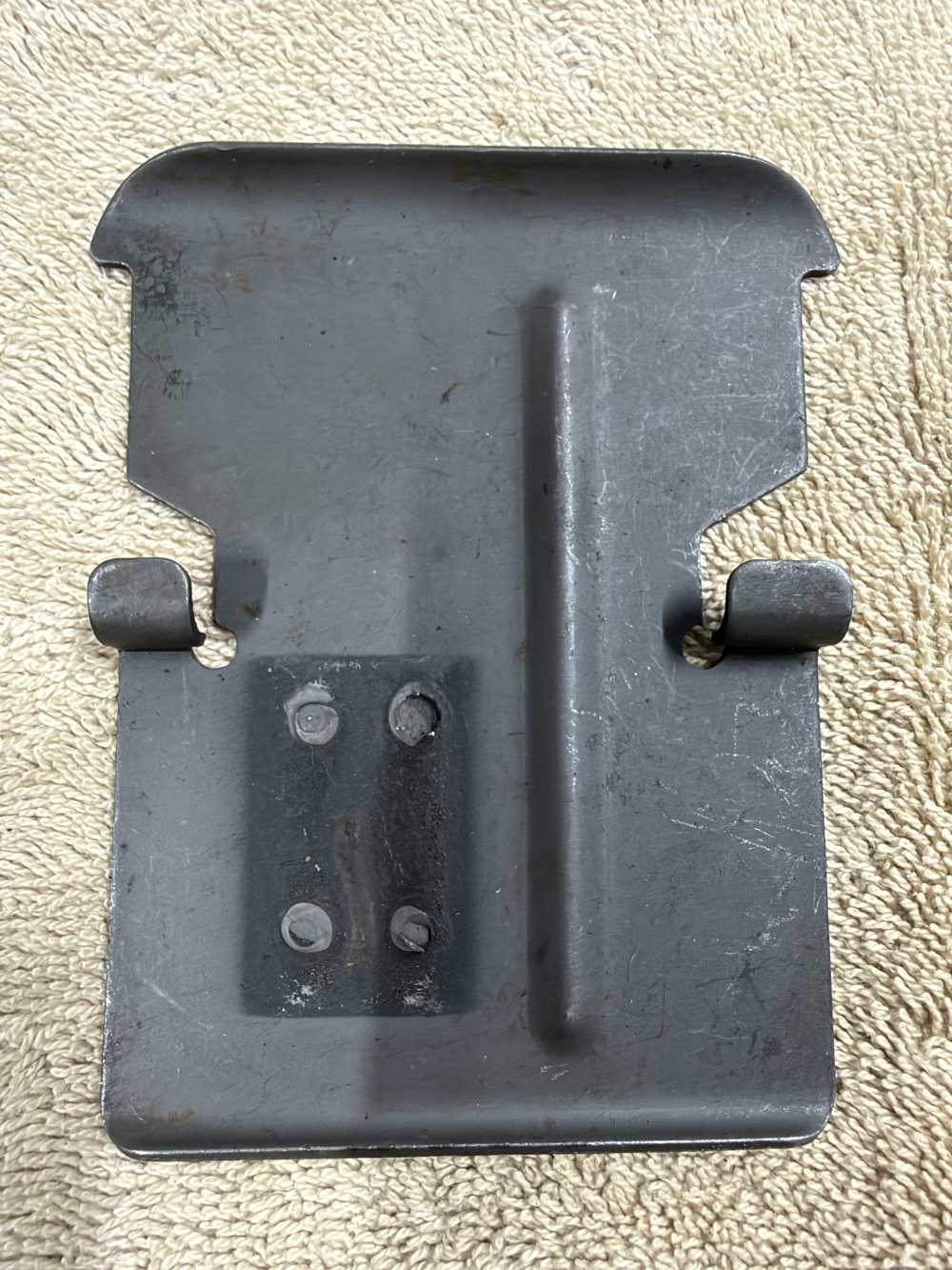 USGI M60 Machine Gun Ammunition Box Bandoleer Hanger Adapter Plate-img-1