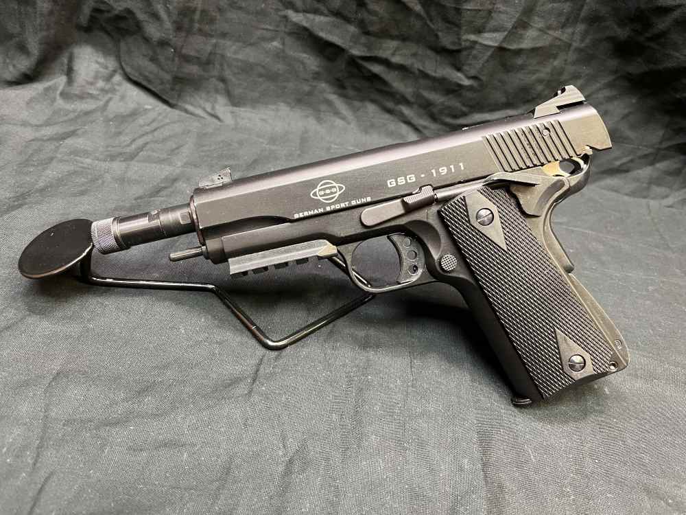 GSG 1911 22LR 5.5" Threaded Barrel German Sport Guns Pistol -img-6