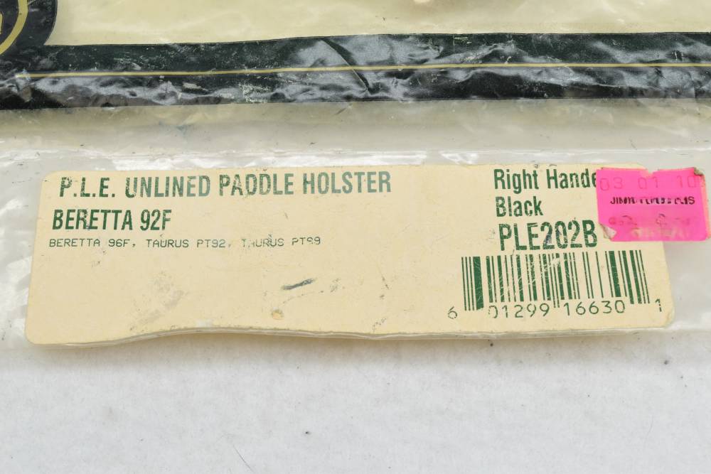 Galco PLE Unlined Paddle Holster Beretta 92FS #PLE202B-img-1