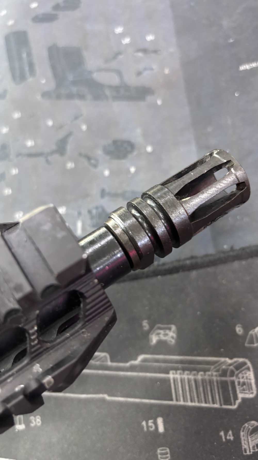 Andro Corp Industries ACI-15 16” rifle 5.56/223 with foregrip and stock -img-34