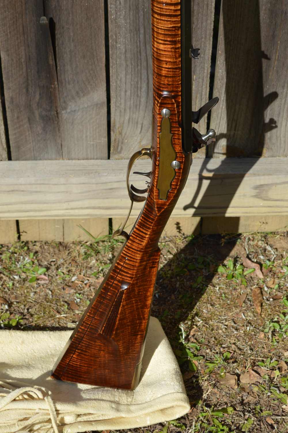 New Lancaster Longrifle Chambers Lock Premium Maple Stock .50 Cal Colerain-img-4